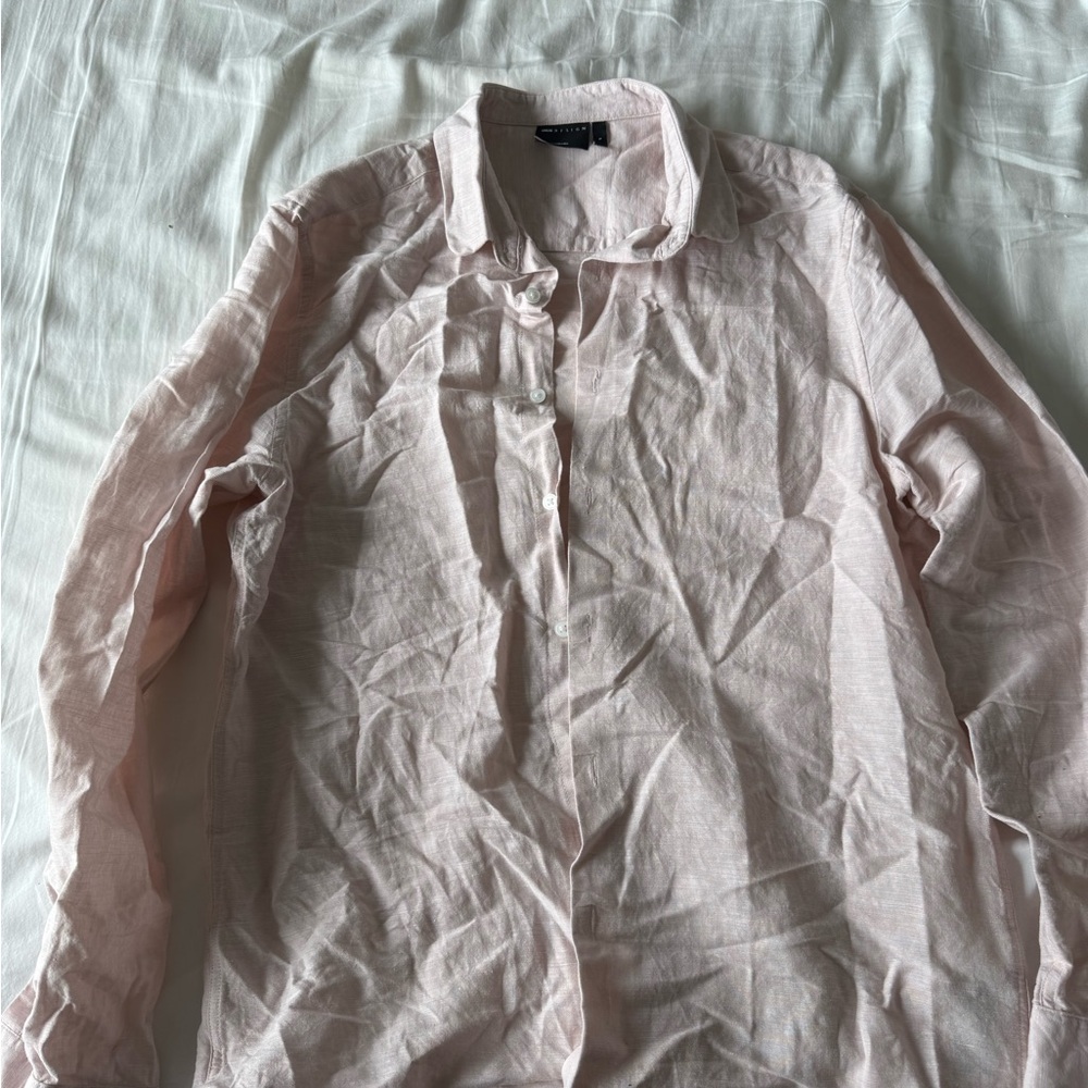 Light Pink Button-Up Shirt